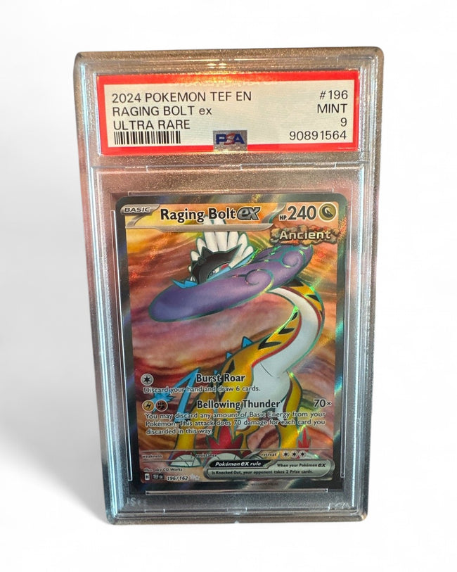 2024 Temporal Forces Raging Bolt Ex 196/162 PSA 9