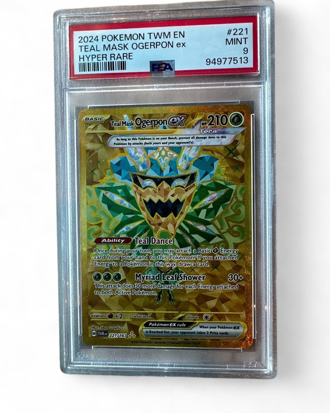 2024 Twilight Masquerade Teal Mask Ogerpon Ex 221/167 PSA 9