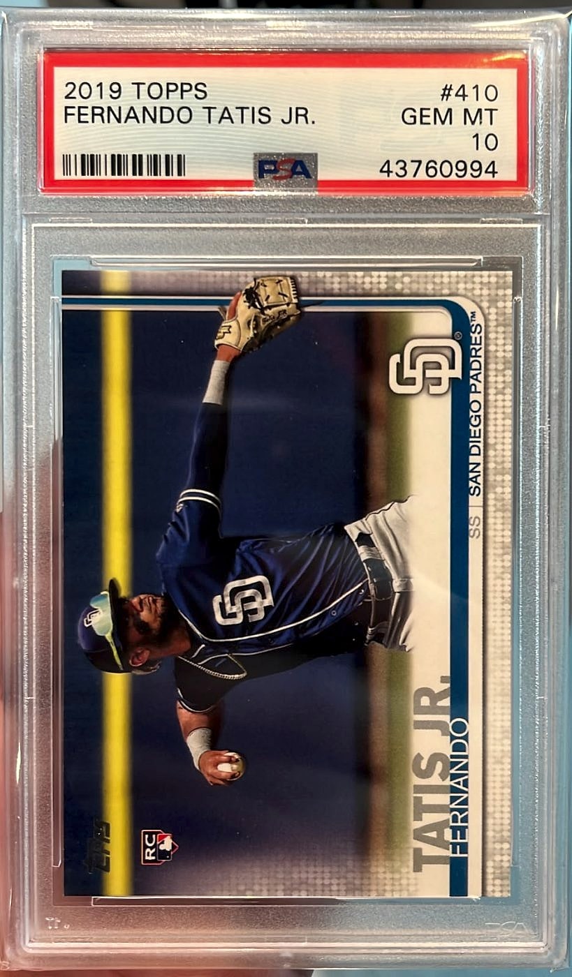2019 Topps Fernando Tatis Jr. #410 Rookie PSA 10