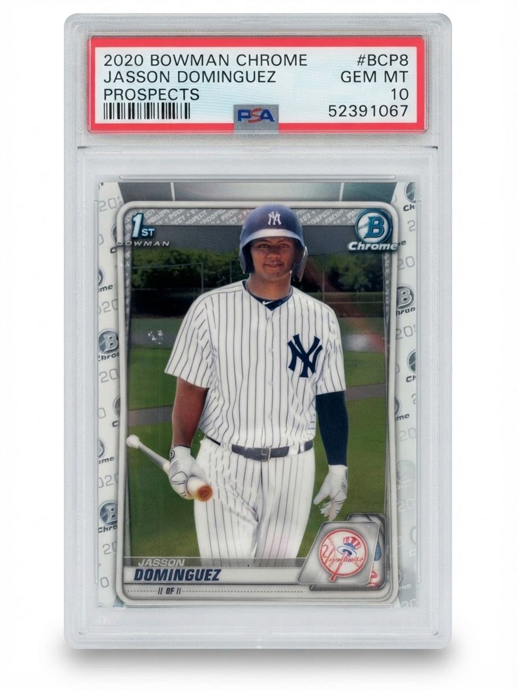 2020 Bowman Chrome Prospects Jasson Dominguez #BCP-8 Rookie PSA 10
