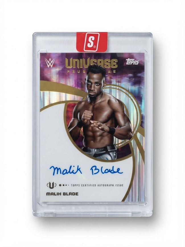 2023 Topps WWE Universe Auto Malik Blade #UNA-MBL Auto