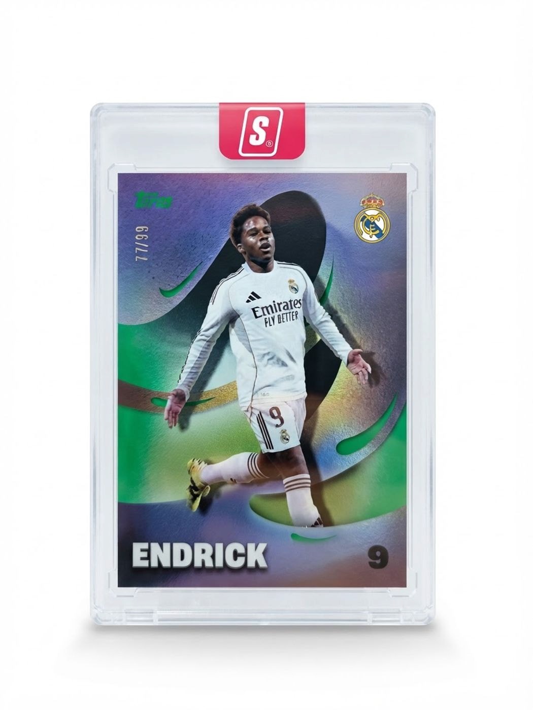 2024 Topps Endrick Green Refractor #34 77/99
