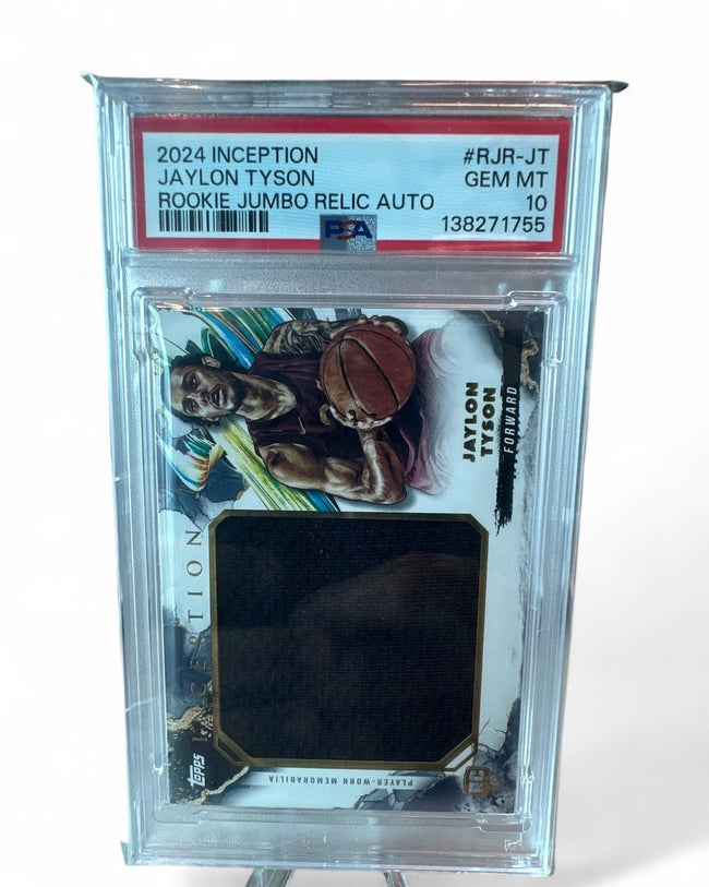 2024 Topps Inception Jumbo Jaylon Tyson #RJR-JT Rookie Auto PSA 10