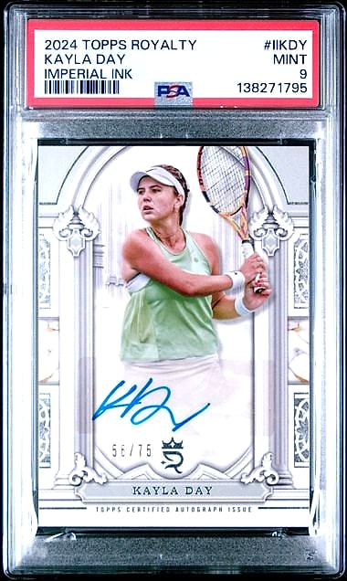 2024 Topps Royalty Kayla Day Imperial Ink #IIKDY Auto 56/75 PSA 9