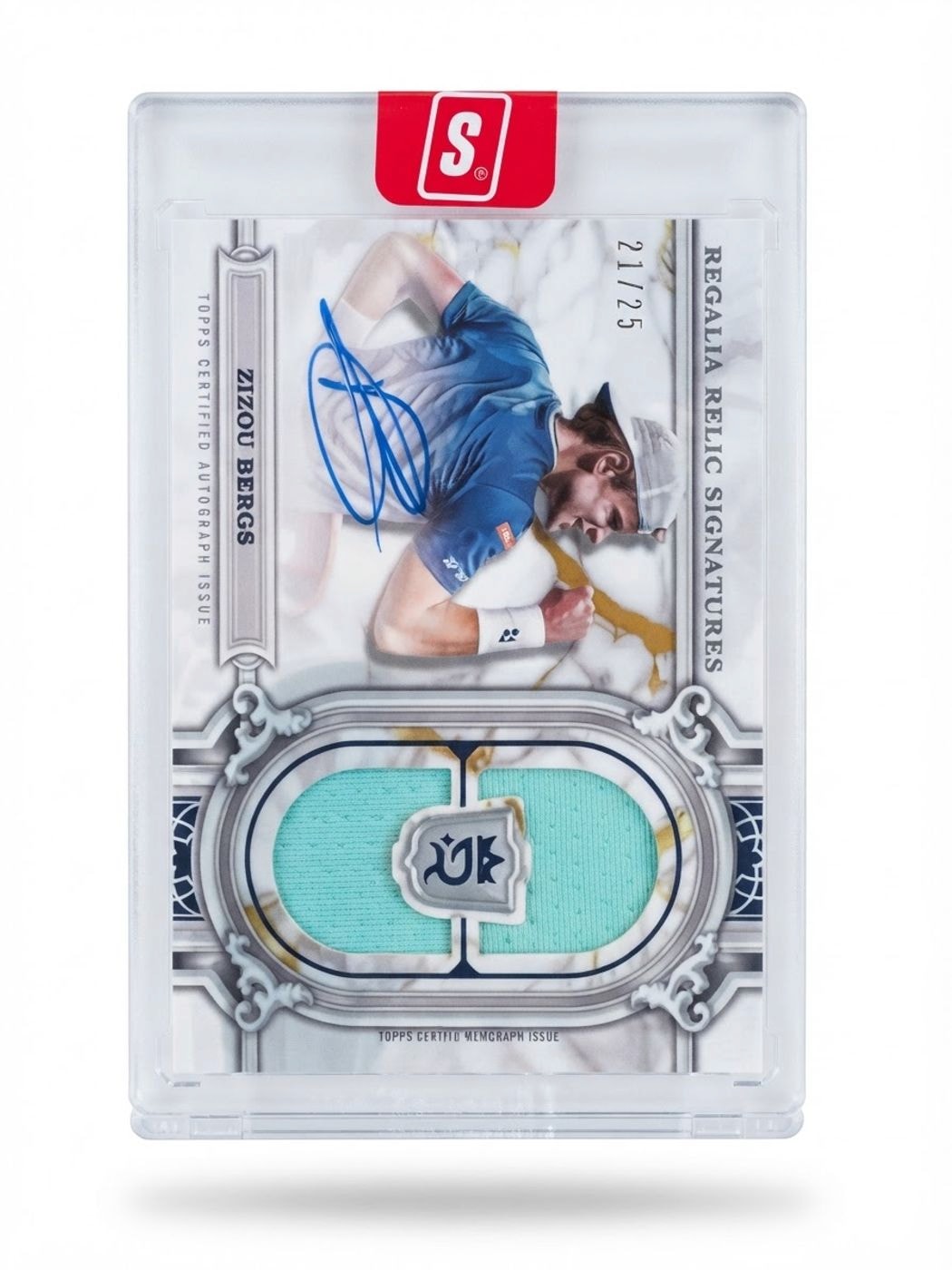 2024 Topps Royalty Collection Zizou Bergs #RRS-ZBS Auto 21/25
