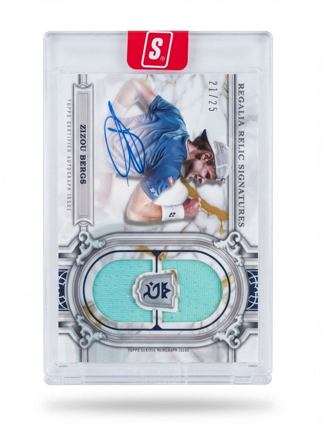 2024 Topps Royalty Collection Zizou Bergs #RRS-ZBS Auto 21/25