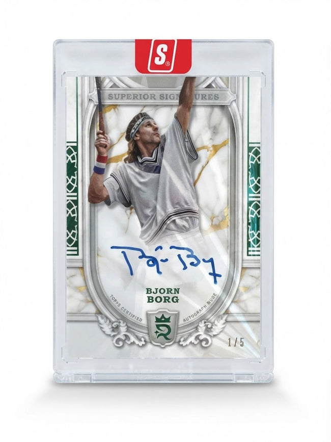 2024 Topps Royalty Collection Bjorn Borg #SS-BBG Auto 1/5