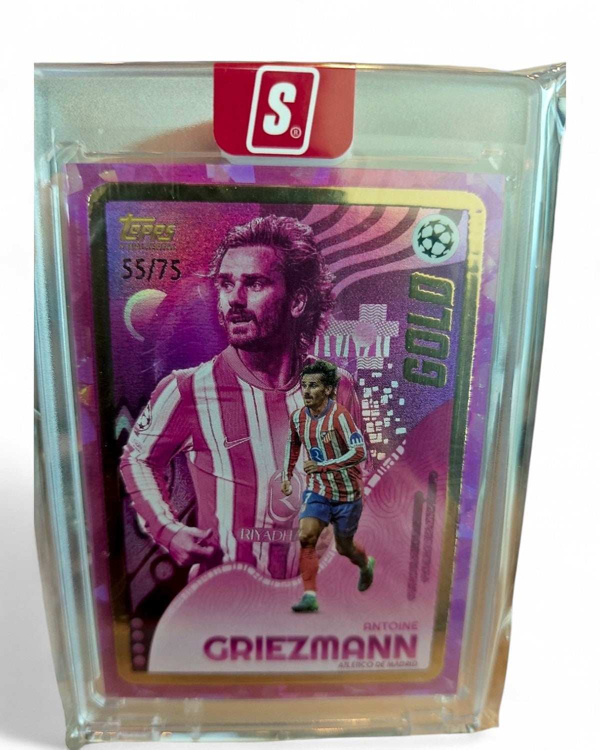 2024 Topps UEFA Champions League Antoine Griezmann Gold 55/75