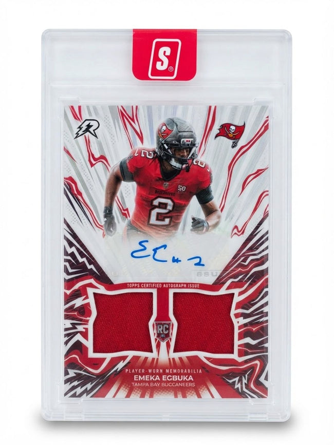 2025 Amped Up Rookie Relic Autographs Emeka Egbuka #AU-EE Rookie Auto
