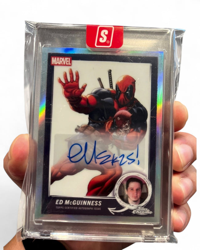 2025 Deadpool Chrome Auto Ed McGuinness #MCBA-EMC Auto