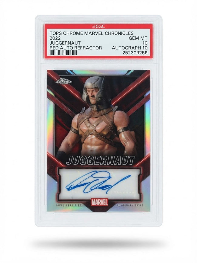 2025 Deadpool Chrome Juggernaut Aaron W. Reed #TC-AR Auto