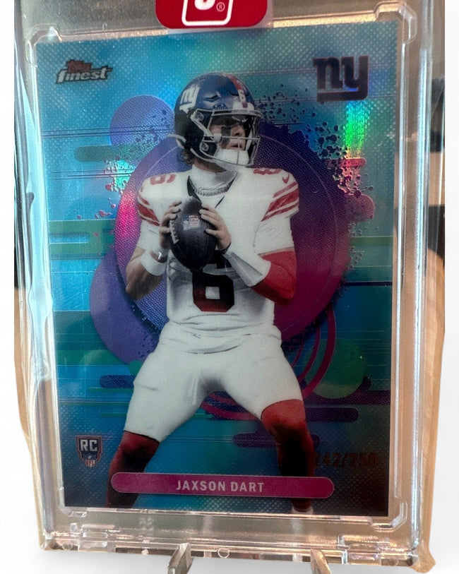 2025 Finest Jaxson Dart Sky Blue Refractor #102 Rookie 242/250