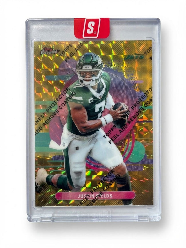 2025 Finest Justin Fields Gold Geometric #143 13/25