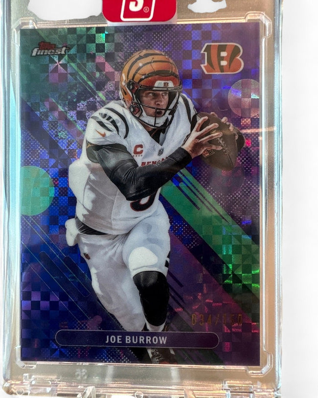 2025 Finest Joe Burrow Purple Geometric #51 034/150