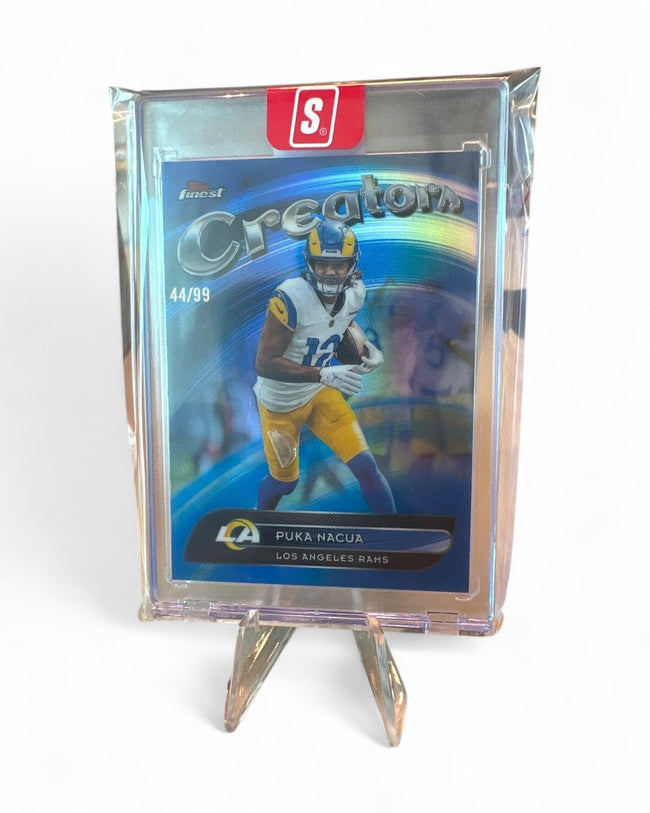 2025 Finest Creators Puka Nacua Blue Refractor #CR-18 44/99