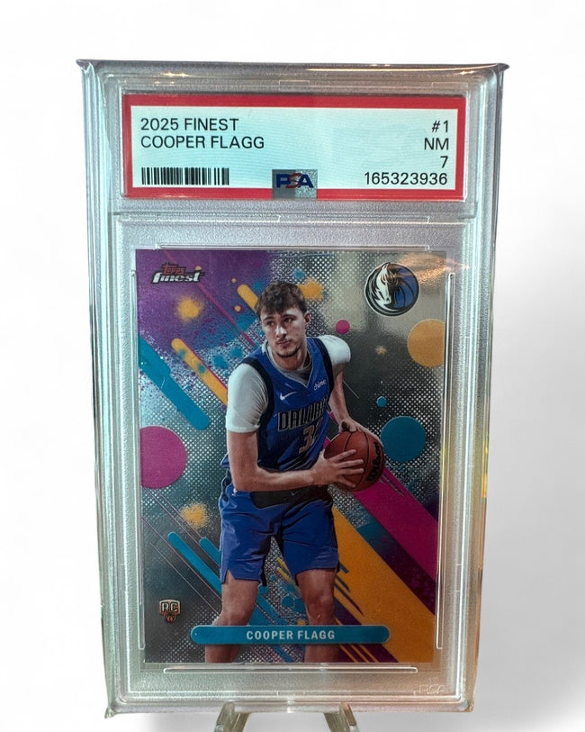 2025 Finest Psa Cooper Flagg #1 Rookie PSA 7