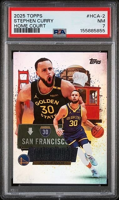 2025 Topps Stephen Curry #HCA-2 PSA 7