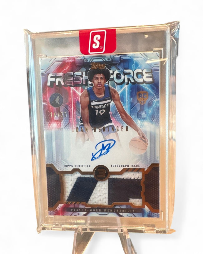 2025 Topps 3 Basketball Joan Beringer #FFR-JB Rookie Auto 14/25