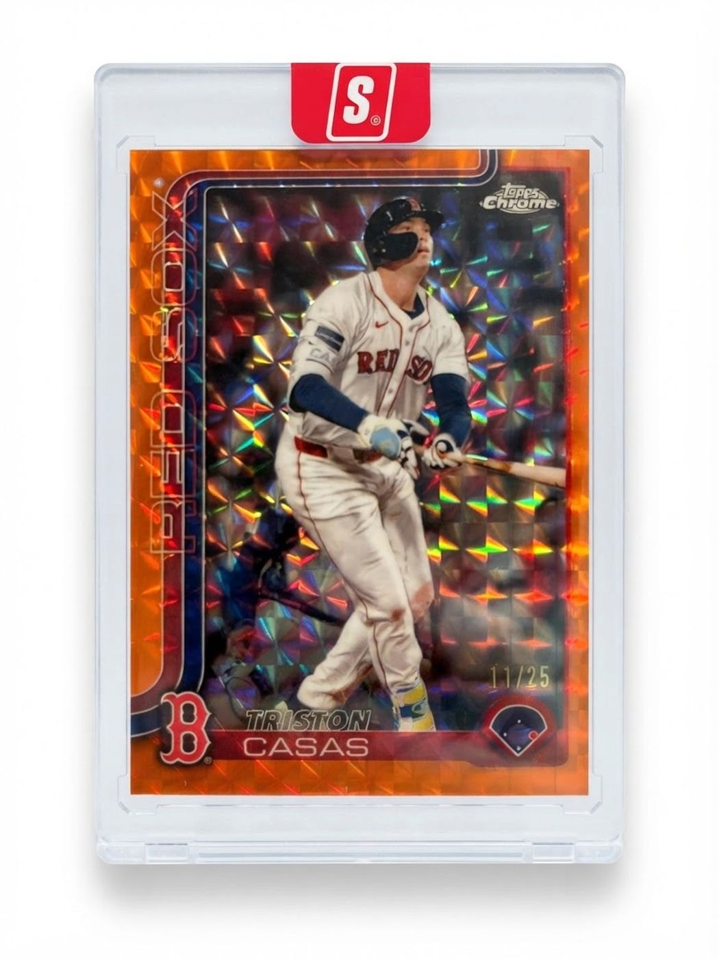 2025 Topps Chrome Triston Casas Orange Geometric #192 11/25