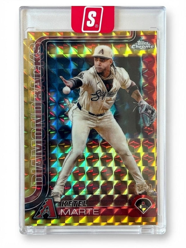 2025 Topps Chrome Ketel Marte Gold Geometric #272 45/50