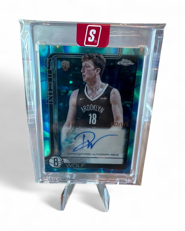 2025 Topps Chrome Danny Wolf Lava #RA-DW Rookie Auto 032/175