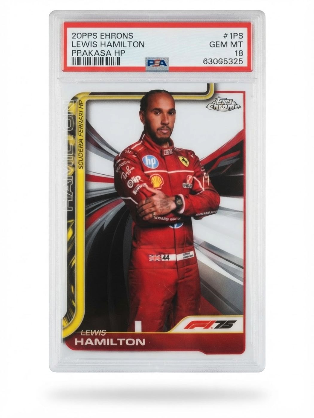 2025 Topps Chrome F1 Lewis Hamilton #4