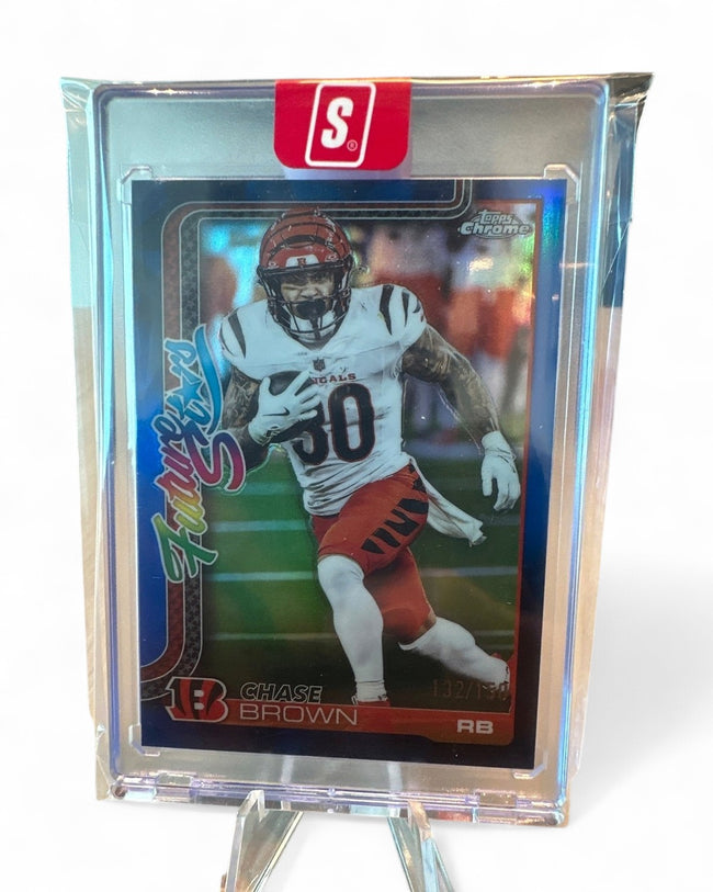 2025 Topps Chrome Future Stars Chase Brown Blue Refractor #FS-13 132/150