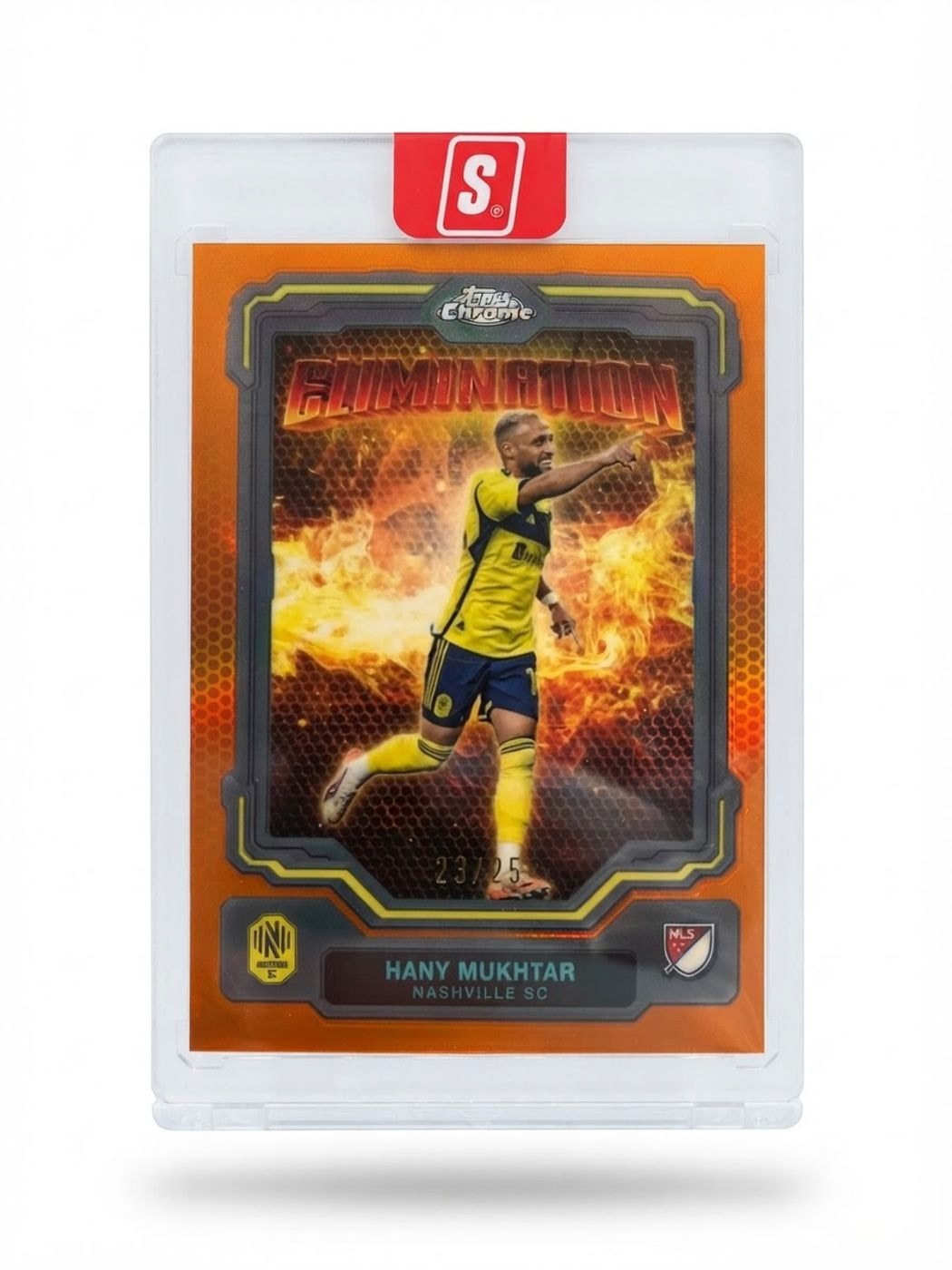 2025 Topps Chrome MLS Elimination Hany Mukhtar Orange Refractor #EL-13 23/25