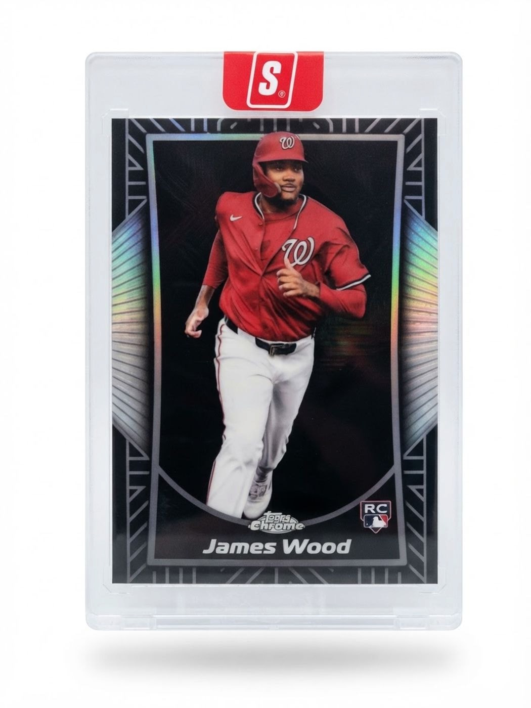 2025 Topps Chrome Shadow Etch James Wood #SE-13 Rookie