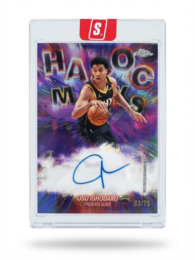 2025 Topps Chrome Updates Oso Ighodaro #HM-01 Auto 63/75