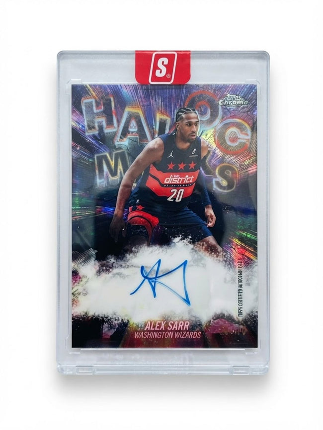 2025 Topps Chrome Updates Basketball Havoc Marks Auto Alex Sarr #HM-AS Auto