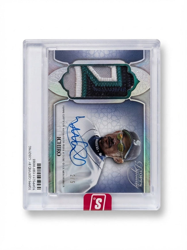 2025 Topps Dynasty Autograph Patch Ichiro Silver #DAP-I3 Auto 2/5