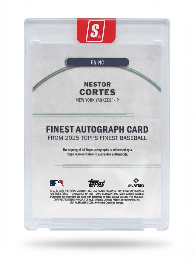 2025 Topps Finest Autograph Nestor Cortes #FA-NC Auto