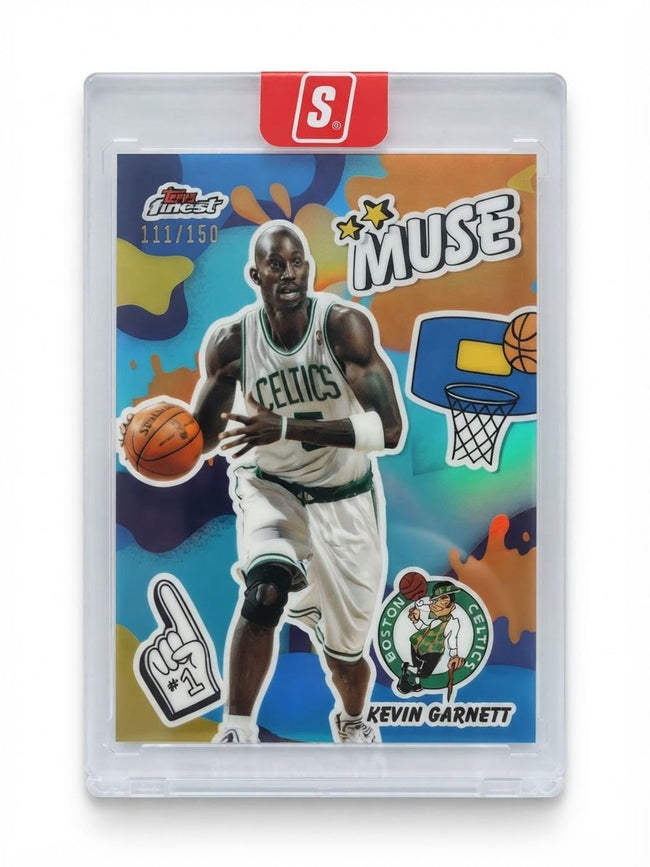 2025 -26 Topps Finest Basketball Muse Celtics Kevin Garnett #M-6 111/150