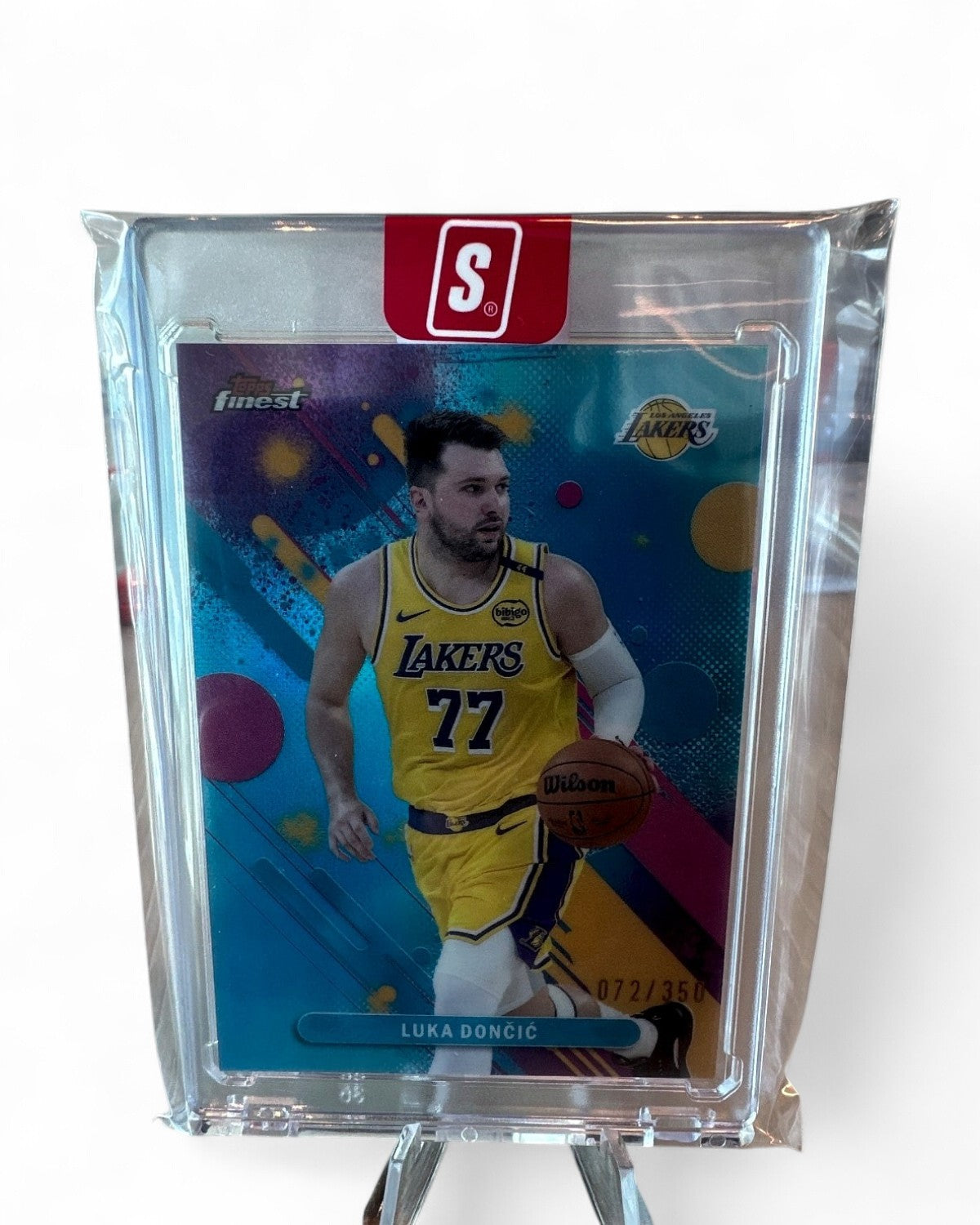 2025 Topps Finest Lakers Luka Doncic #81 072/350