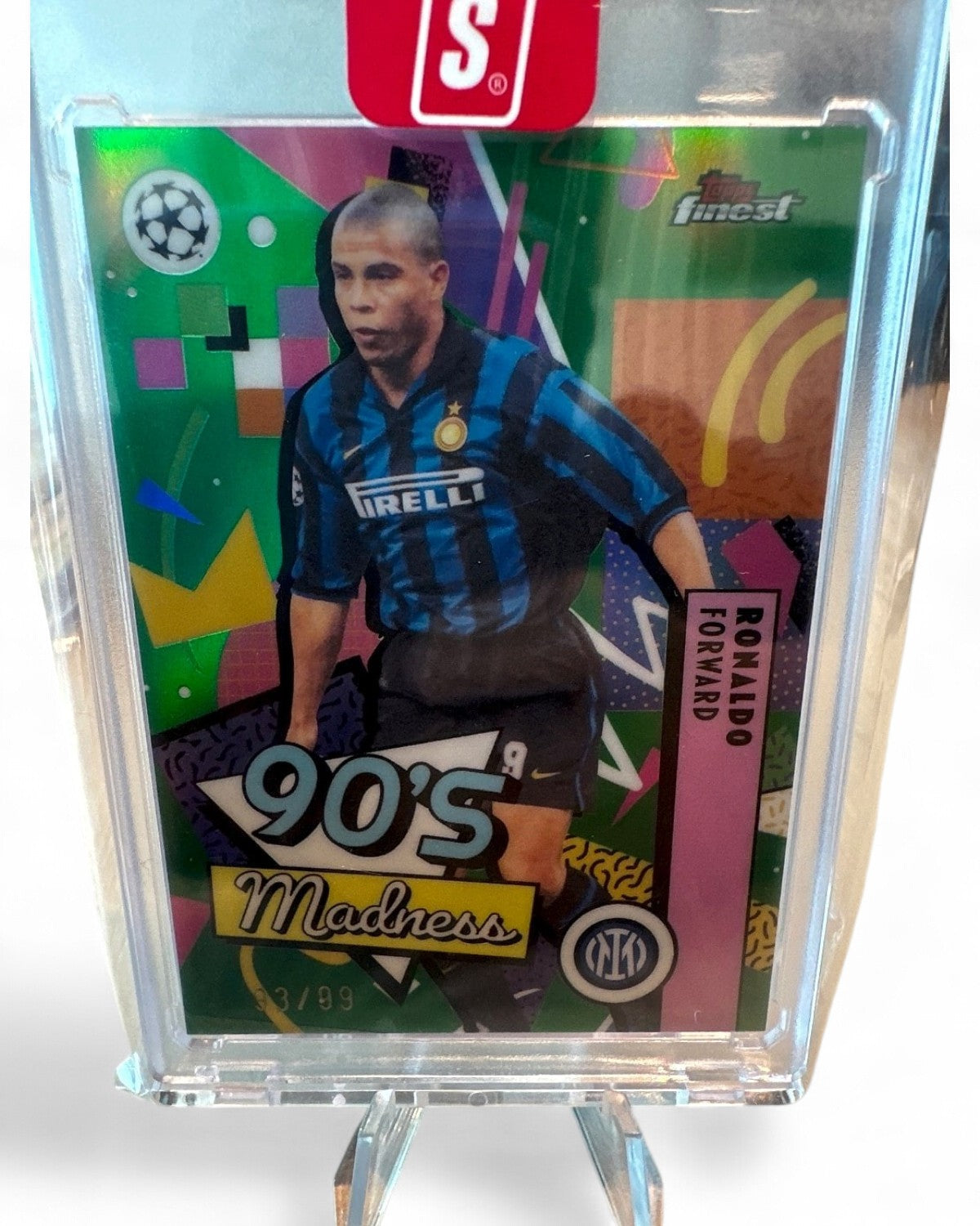 2025 Topps Finest UEFA Champions League Madness Ronaldo #MAD-9 53/99