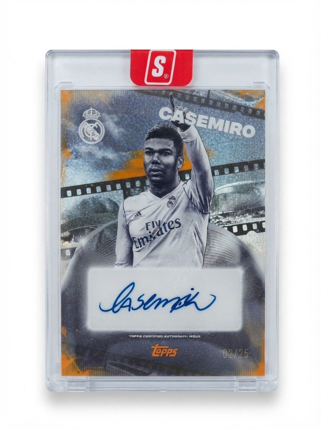 2025 Topps Los Blancos Real Madrid CF Casemiro #LC-CA Auto 02/25