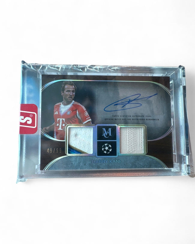 2025 Topps Museum Collection UEFA Club Competitions Auto Relic Harry Kane #HAT-HK Auto 49/99
