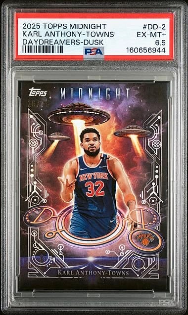 2025 Topps Midnight Daydreamers-Dusk Karl-Anthony Towns #DD-2 PSA 6.5