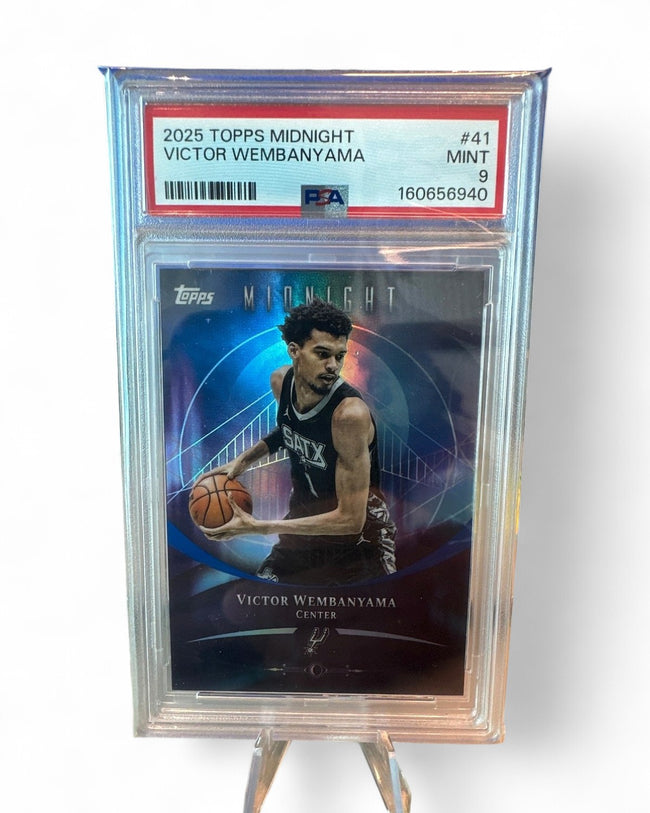 2025 Topps Midnight Psa Victor Wembanyama #41 PSA 9