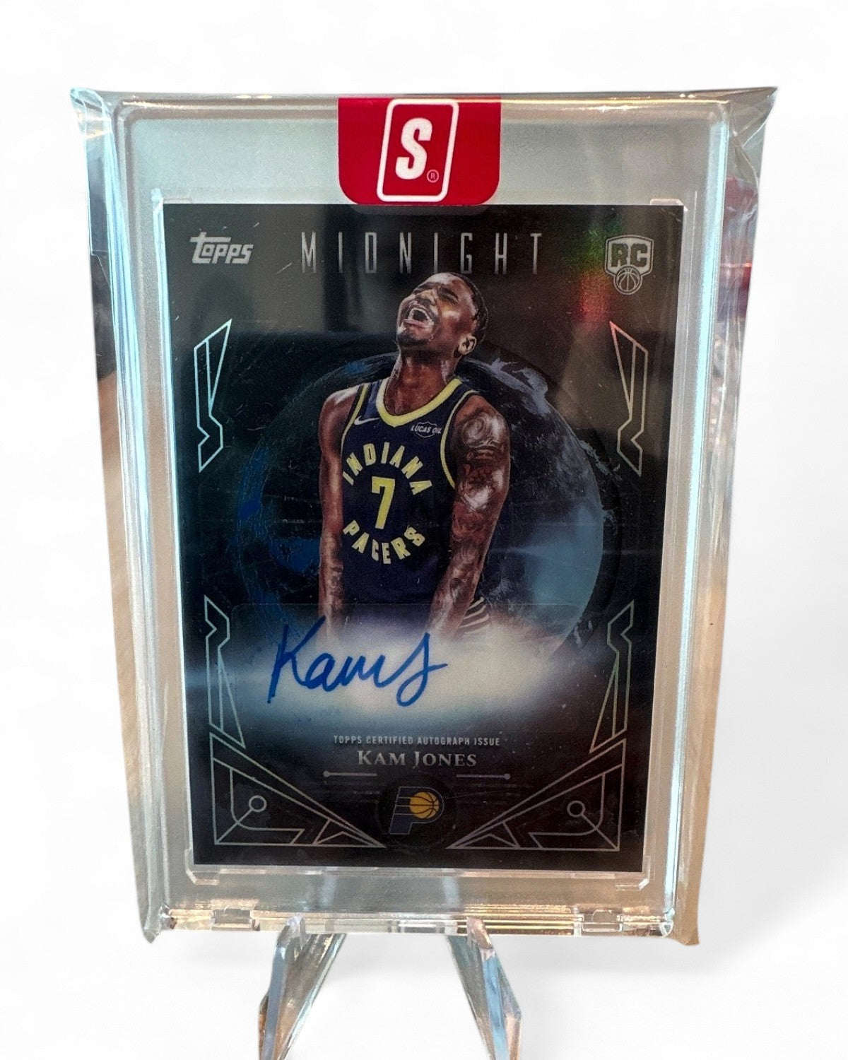 2025 Topps Midnight Sun Signatures Pacers Auto Kam Jones #MSR-KJO Rookie Auto