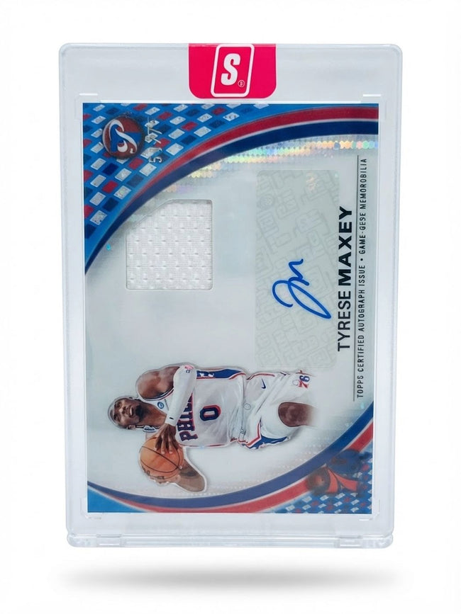 2025 Topps Pristine Basketball Pieces Auto Tyrese Maxey #PPA-TMA Auto