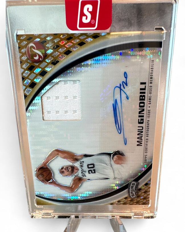 2025 Topps Pristine Pristine Pieces Autograph Relic Auto Manu Ginobili #PPA-MG Auto