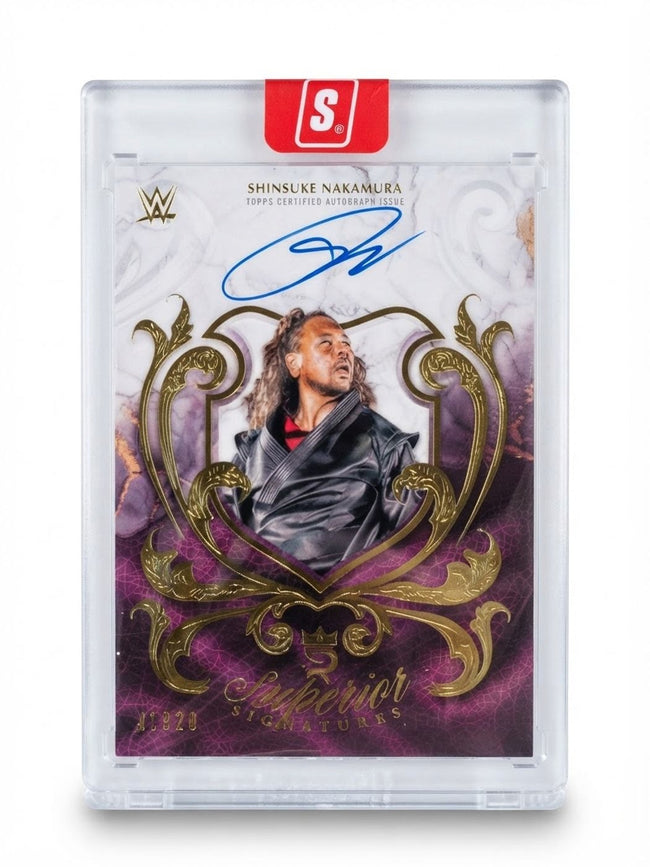 2025 Topps Royalty WWE Shinsuke Nakamura #SUP-SNA Auto 49/99