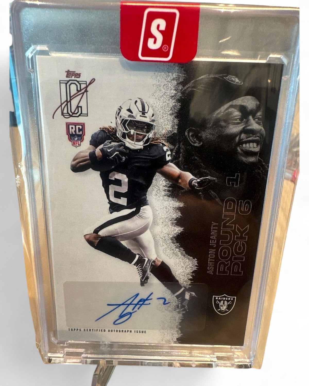 2025 Topps Signature Class Raiders Ashton Jeanty #102 Rookie Auto