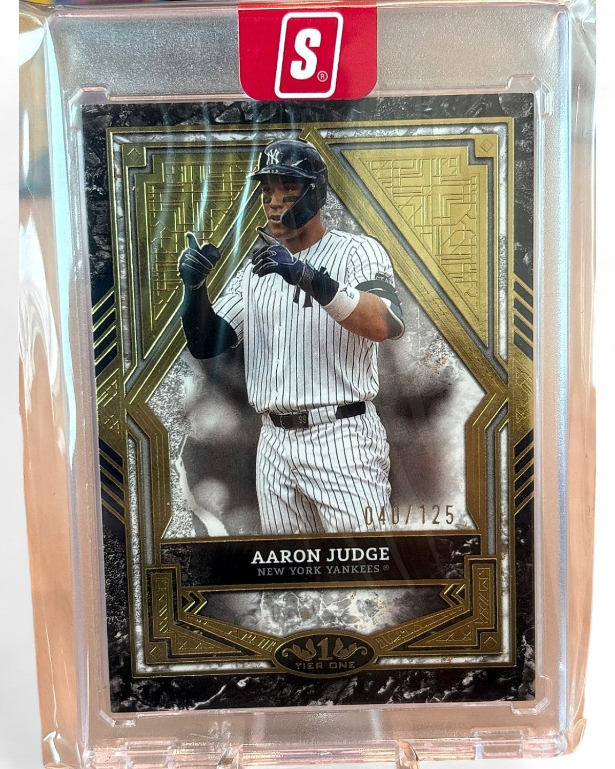 2025 Topps Tier One Aaron Judge Blue Foil #25 040/125