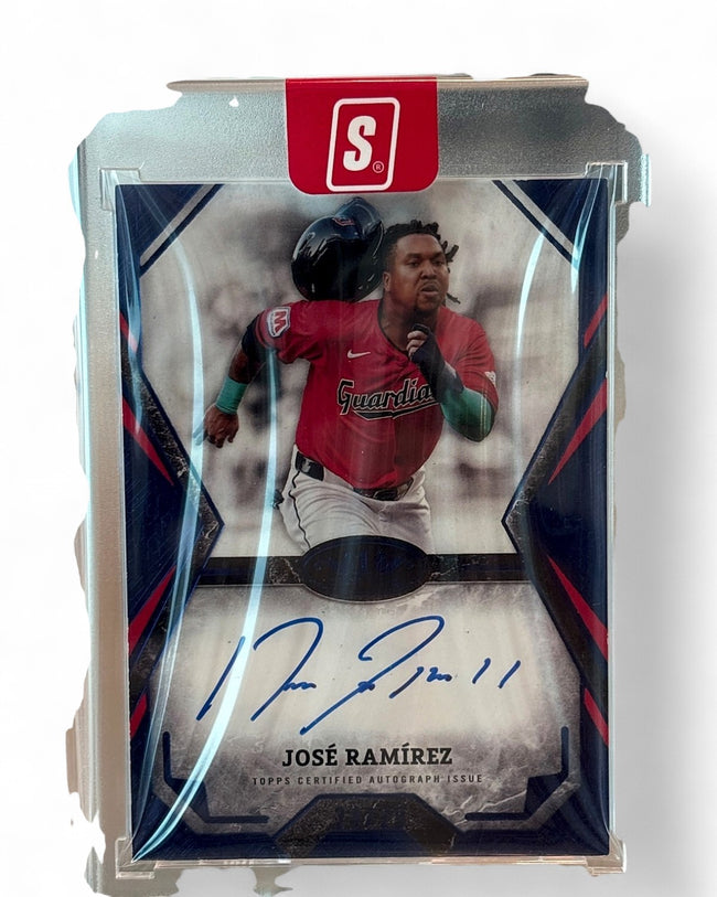 2025 Topps Tier One Talent Autograph Jose Ramirez #TOTA-JRA Auto 24/25