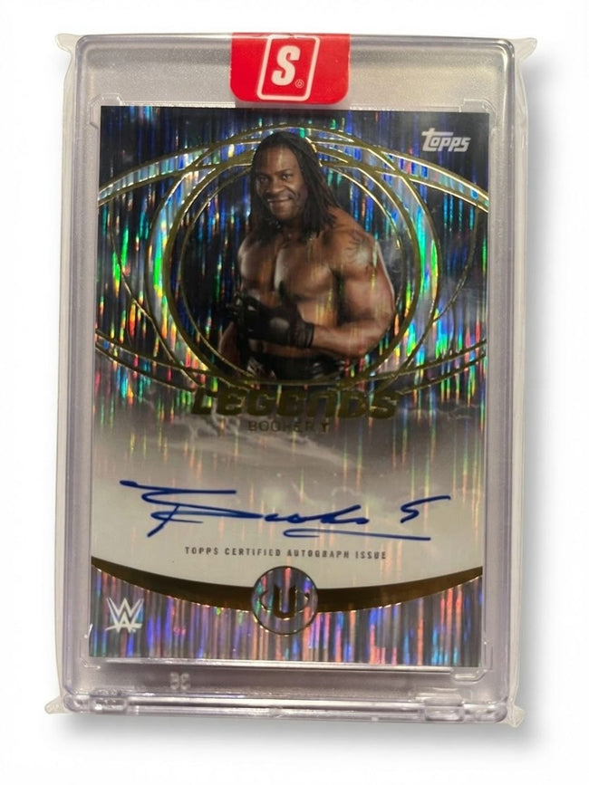 2025 Topps WWE Undisputed Legends Universe Auto Booker T #LGA-BOT Auto