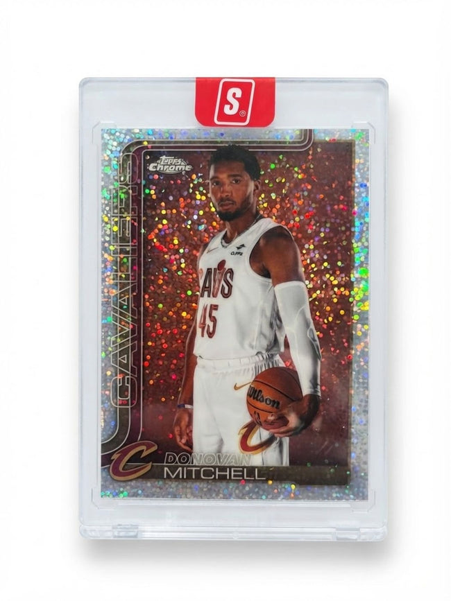 2026 Topps Chrome Donovan Mitchell Speckle Refractor #19