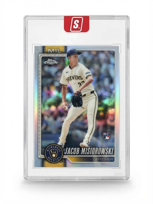 2026 Topps Chrome Jacob Misiorowski Refractor #196 Rookie
